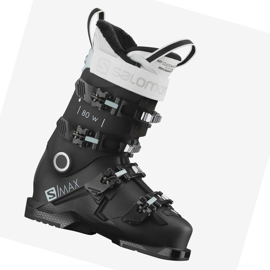 Botas Esqui Salomon S/MAX 80 Mujer Negros Blancos | MX 2078XYU